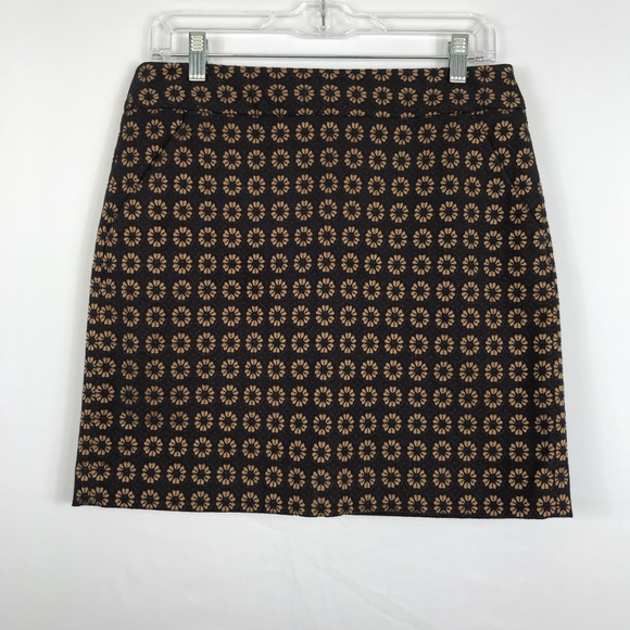 Ann Taylor Loft Dresses & Skirts - Ann Taylor Loft petite blue gold mini skirt